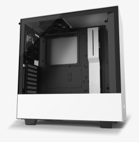 Nzxt H Series H510i Case Angled To The Right - Nzxt H510 Atx Mid Tower Case, HD Png Download, Free Download