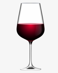 Red Wine Glass Transparent Clip Art Image - Wine Glass Transparent Background, HD Png Download, Free Download