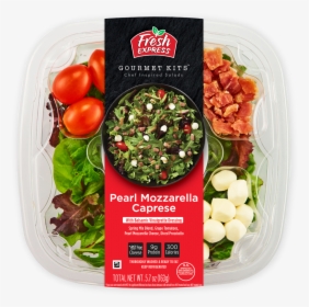 Pearl Mozzarella Caprese Gourmet Kit - Fresh Express Salad, HD Png Download, Free Download