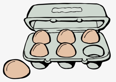 Carton Of Brown Eggs - Carton Of Eggs Clipart, HD Png Download, Free Download