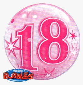 18th Birthday Pink Bubbes - Circle, HD Png Download, Free Download