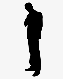 Transparent Think Clipart Black And White - Png Black Man Icon, Png Download, Free Download