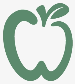 Dark Green Apple Overlay Logo Clipart , Png Download, Transparent Png, Free Download