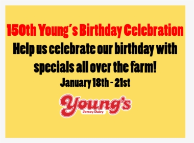 Young's Jersey Dairy, HD Png Download, Free Download