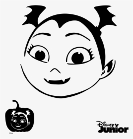Pumpkin Stencils Vampirina - Vampirina Pumpkin Carving Stencils, HD Png Download, Free Download
