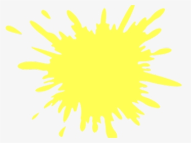 Splash Clipart Yellow - White Colour Splash Png, Transparent Png, Free Download