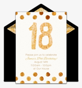 Online 18th Birthday Invitations, HD Png Download, Free Download