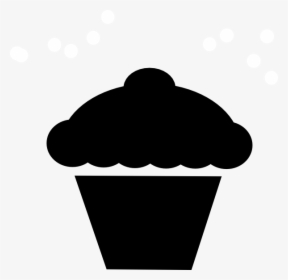 Cupcake Muffin Bakery Clip Art - Clipart Cupcake Silhouette Png, Transparent Png, Free Download