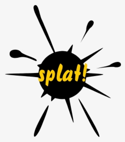 Splat Free Stock Photo Illustration Of A Paint Splatter - Paint Splat, HD Png Download, Free Download