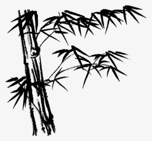 Bamboo Clip Art - 素材 水墨 竹子, HD Png Download, Free Download
