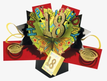 Pop Up 18th Birthday Cards, HD Png Download, Free Download