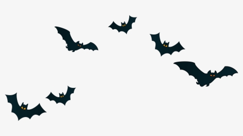 Halloween Bats Decor Png - Transparent Background Bats Clipart, Png Download, Free Download