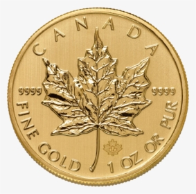 Gold Coin Png Image - Canadian Maple Leaf Coins Png, Transparent Png, Free Download
