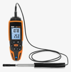 Hta105 Hot Wire Digital Anemometer Including Air Temperature - Measuring Tool For Temperature, HD Png Download, Free Download