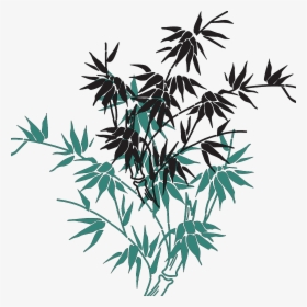 Painting Ink Transprent Png - Bamboo Tree Vector Watercolor, Transparent Png, Free Download