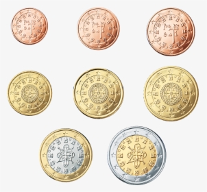 Clip Art Coin Portugal Moneta E - Monedas De Euro De Francia, HD Png Download, Free Download