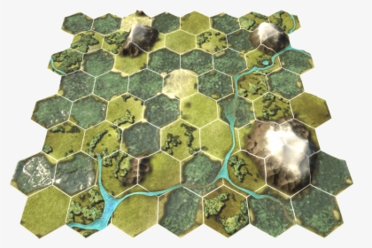 Hexagon Map1 Render13 - Motif, HD Png Download, Free Download