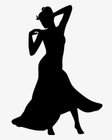 Dancing Black Woman Silhouette, HD Png Download, Free Download