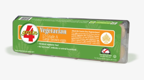 Veggiepublix - 4 Grain Large Brown Vegetarian Eggs, HD Png Download, Free Download