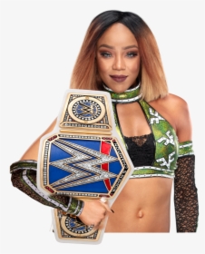 #freetoedit Alicia Fox Png Smackdown Womens Championship - Wwe Alicia Fox 2018, Transparent Png, Free Download