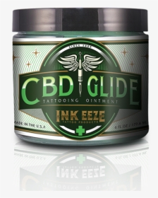 Inkeeze Cbd Glide Tattoo Ointment - Ink Eeze Cbd Glide, HD Png Download, Free Download