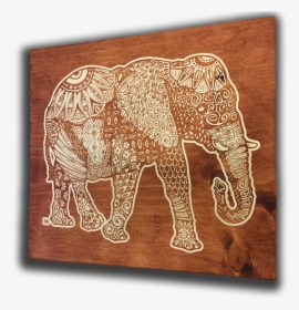 Wood Elephant, HD Png Download, Free Download