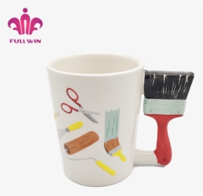 Special Design Personality Brush Hand Grip 3d Printed - Coffee Cup, HD Png Download, Free Download