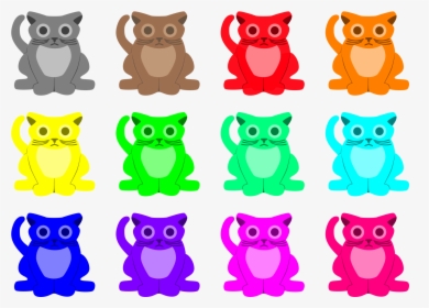 Rainbowcatsdribbble - Cartoon, HD Png Download, Free Download