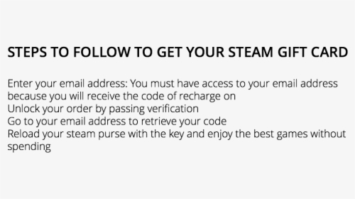 Steps To Follow To Get Your Steam Gift Card Enter Your - Certified For Windows Vista, HD Png Download, Free Download