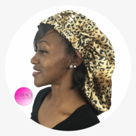 Cheetah Print Shower Cap Png - Girl, Transparent Png, Free Download