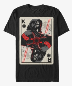 Kylo Ren Playing Card Star Wars T-shirt - Kylo Ren Shirt, HD Png Download, Free Download