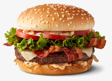 Mcdonald"s Clubhouse Burger - Sesame Seed Bun Hamburger, HD Png Download, Free Download
