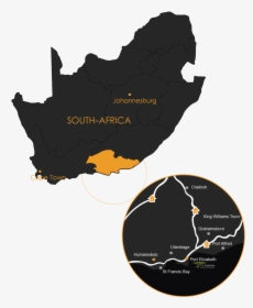 Lesotho And South Africa Map, HD Png Download, Free Download