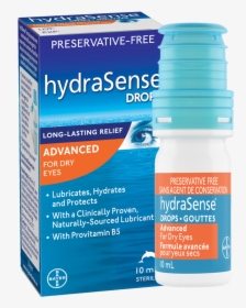 Product Packaging And Bottle Of Hydrasense Eye Drops - Contour Ts, HD Png Download, Free Download