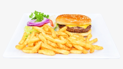 Classic Burger - French Fries, HD Png Download, Free Download