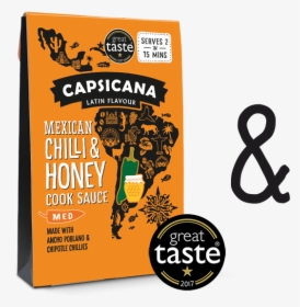Mexican Chilli & Honey Latin American Cook Sauce - Capsicana Seasoning Mix, HD Png Download, Free Download
