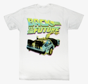 Back To The Future Movie Delorean Car Marty Mcfly T-shirt - Doc Brown Back To The Future Shirt, HD Png Download, Free Download