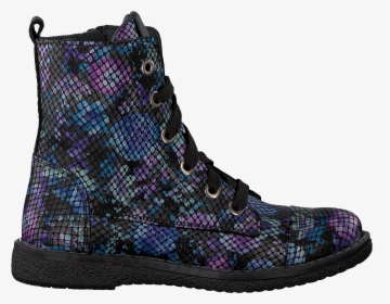 Purple Omoda Lace-up Boots - Boot, HD Png Download, Free Download