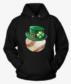 Baseball Ball Leprechaun Hat Shirt St - Primitive Dos Flores White Hoodie, HD Png Download, Free Download
