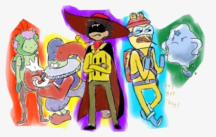 The Fearsome Five  from The Darkwing Simon Au Thanks - Cartoon, HD Png Download, Free Download