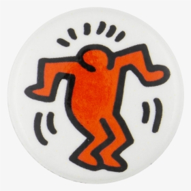 Keith Haring Person Art Button Museum, HD Png Download, Free Download
