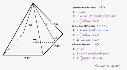 Calculate The Lateral Area, Surface Area, And Volume - Triangle, HD Png Download, Free Download