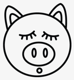 Drawn Pig Pig Snout - Easy To Draw Pig, HD Png Download, Free Download