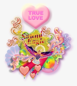 Soundeagle In True Love, Three Hearts And Swirls Of - Heart, HD Png Download, Free Download