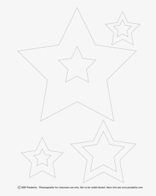 Free Printable Color Stars Shapes Trials Ireland - Drawing, HD Png Download, Free Download