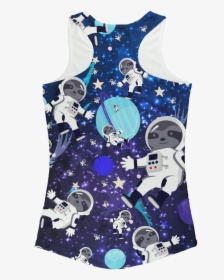 Space Sloth Women Performance Tank Top - Active Tank, HD Png Download, Free Download
