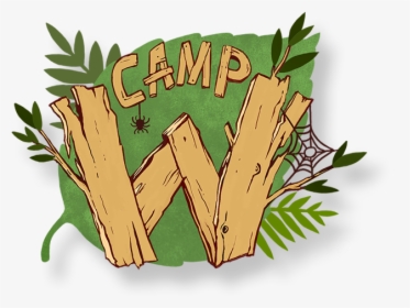 Campw Logo Shadow - Gambar Animasi Camping Png, Transparent Png, Free Download