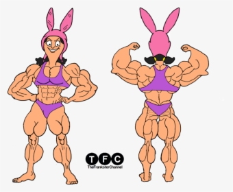 Proportions Louise Belcher By - Louise Belcher Muscle, HD Png Download, Free Download