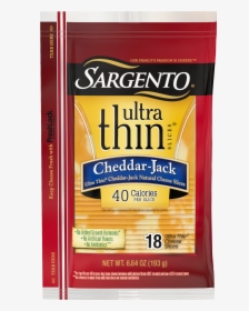 Sargento® Cheddar Jack Natural Cheese Ultra Thin® Slices"  - Sargento Pepper Jack Cheese Slices, HD Png Download, Free Download