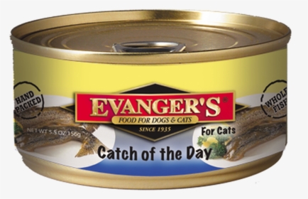 Evangers Sardine Catch Of The Day Canned Cat Food - Fish, HD Png Download, Free Download